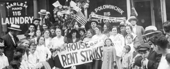 Rent Strike, New York Times, 1919.